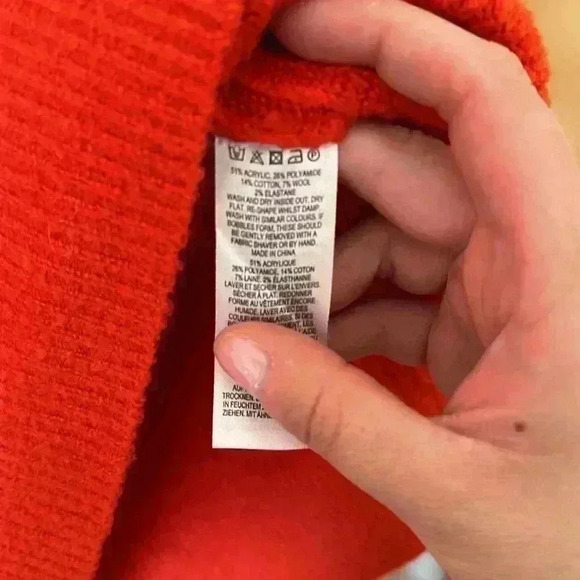 French Connection Red Sweater - Picture 2 of 3